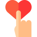 ui,add,finger,heart,hand,screen,favorite,love and romance,hands and gestures,touch