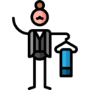 clothes,man,professions and jobs,laundry,people,profession,service,hanger,butler