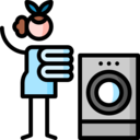clothes,woman,professions and jobs,laundry,people,worker,service,washing machine
