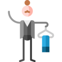 clothes,man,professions and jobs,laundry,people,profession,service,hanger,butler
