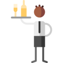professions and jobs,drink,people,alcohol,alcoholic,wine bottle,tray,waiter