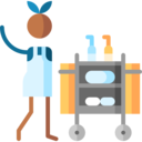 professions and jobs,people,cleaning,cleaner,washing,housekeeping,mop,cleaning cart