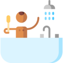 water,people,furniture and household,furniture,hygiene,bath,personal care,house things,bathroom,wet,shower,bathtub,cleansing