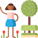 woman,people,nature,plant,botanical,tree,leaf,leaves,garden,plants,flowers,facility