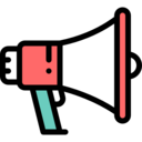 megaphone,marketing,communications,promotion,shout,bullhorn,protest,announcer,loudspeaker
