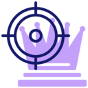 miscellaneous,crown,target,goal,strategy,chess,planning