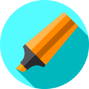 edit,edit tools,education,miscellaneous,draw,marker,writing tool,drawing,highlighter,underline,permanent