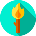 miscellaneous,light,warm,fire,flame,stick,torch,stone age