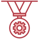 gear,medal,award,construction and tools,badge,trophy