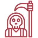 avatar,user,profile,death,spooky,scary,halloween,horror,terror,fear,skull,costume,scythe,character,reaper ok 