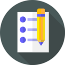 interface,pencil,edit tools,files and folders,list,checking,tasks,tick