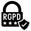 General Data Protection Regulation  GDPR  RGPD icon 64x64
