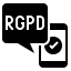 General Data Protection Regulation  GDPR  RGPD icon 64x64
