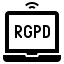 General Data Protection Regulation  GDPR  RGPD icon 64x64