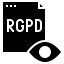 General Data Protection Regulation  GDPR  RGPD icon 64x64