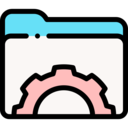 file,gear,edit tools,cogwheel,document,files and folders,office material,system,settings,folder,archives