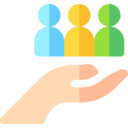 care,protection,miscellaneous,target,people,hand,human resources,support,customer,community