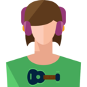 woman,avatar,user,profile,social,musician
