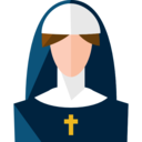 woman,avatar,user,profile,social,catholic,nun