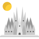 spain,building,architectonic,landmark,monuments,travel,monument,catholic,church,barcelona,holy family