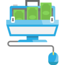 money,business,computer,currency,profit,commerce and shopping,bank,profits,coins,dollar symbol
