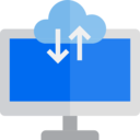 ui,electronics,technology,arrows,laptop,cloud,monitor,transfer,computing,cloud computing,up and down arrows,up and down ok 