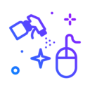 miscellaneous,electronic,mouse,cleaning,spray bottle,personal computer,disinfectant,components