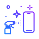 miscellaneous,smartphone,phone,electronic,cleaning,spray bottle,disinfectant,components ok 