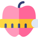food,diet,sports and competition,fitness,measuring tape,fruit,apple,ruler