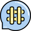 multimedia,conversation,communications,chat,social media,bubble speech,chat bubble,hashtag
