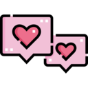 interface,communications,chat,social media,heart,love,feedback,love and romance,facebook like,likes,comment,rating