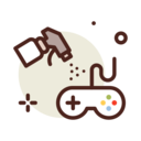 miscellaneous,gamer,electronic,console,cleaning,joystick,spray bottle,disinfectant