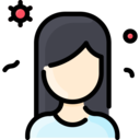 medical,woman,virus,avatar,healthcare and medical,healthcare,profile,girl,coronavirus,bacteria