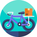 shipping and delivery,parcel,delivery,box,transportation,bicycle