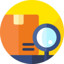 shipping and delivery,box,magnifying glass,shipping,loupe ok 