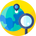 world,shipping and delivery,magnifying glass,shipping,placeholder,dropping ok 