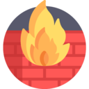 ui,technology,firewall,security,protection,seo and web,fire,flame,antivirus,security system