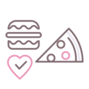 food and restaurant,birthday and party,fastfood,dough,fat,slice,pizza,foods,burger,hamburger