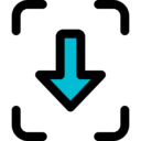 download,multimedia,arrows,arrow,orientation,direction,button,direct download,down arrow,downloading