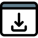 ui,download,arrow,web browser,direction,downloading,down