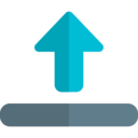 ui,upload,multimedia,arrows,file upload,bar,control,web page,up arrow,buttons