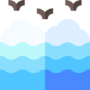 water,weather,nature,bird,sea,wave,river,lake,sea water