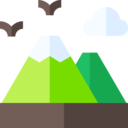 sun,landscape,cloud,nature,mountain,bird,mountains