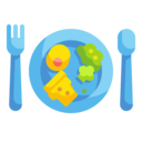 food,food and restaurant,dish,plate,restaurant,dinner,cutlery,fork,spoon