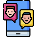 electronics,smartphone,communications,chat,social media,mobile phone,Tools and utensils,friend,messages,contact,chat bubble,hobbies and free time,friends