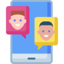 electronics,smartphone,communications,chat,social media,mobile phone,Tools and utensils,friend,messages,contact,chat bubble,hobbies and free time,friends