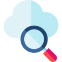 seo and web,magnifying glass,cloud,search,loupe,zoom,computing cloud