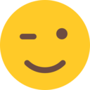 emoji,feelings,smileys,emoticons,wink