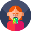 Virus transmission icon 64x64