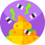 Virus transmission icon 64x64